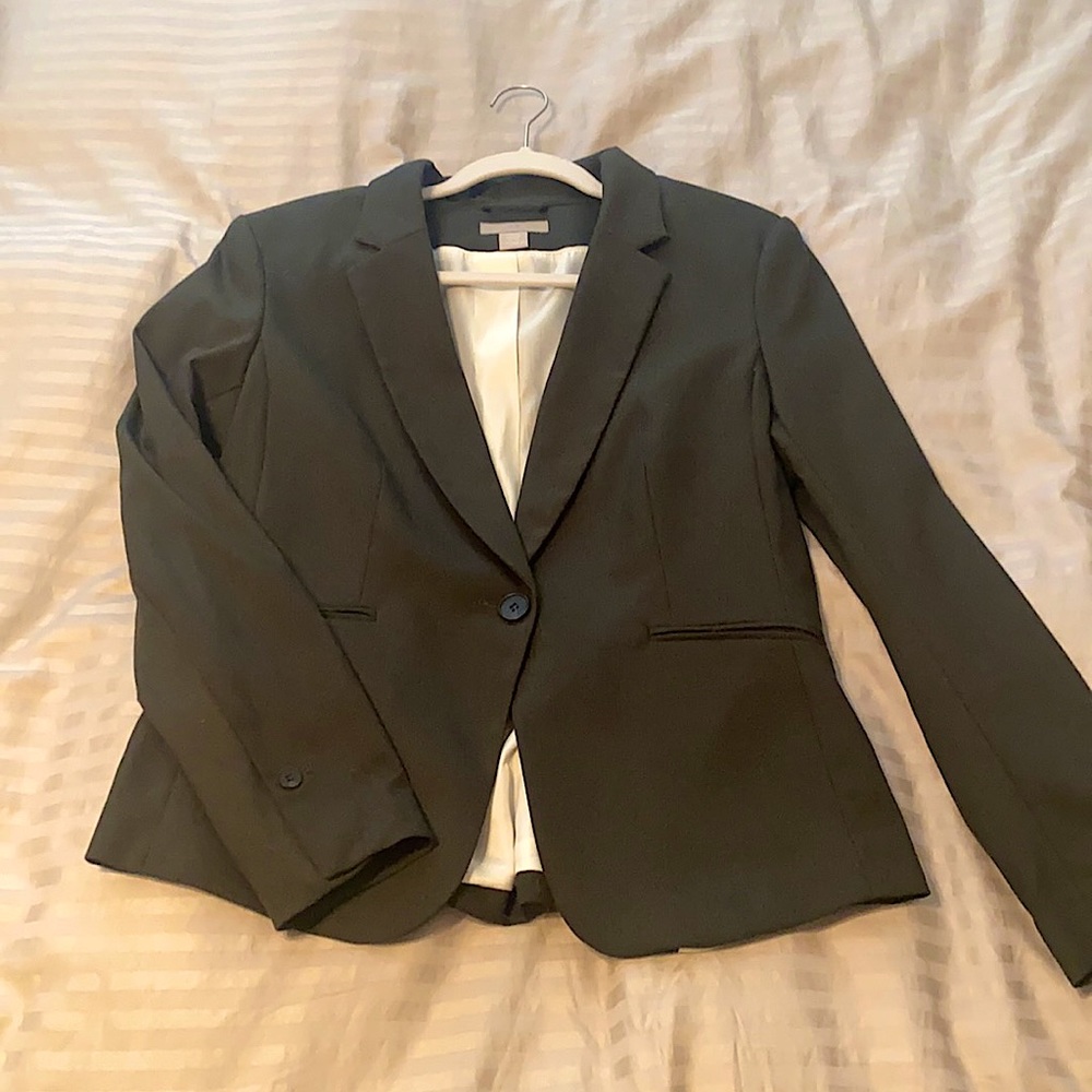 Dark olive green H&M blazer (never worn)